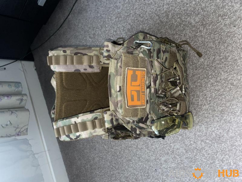 Plate carrier, belt, holster - Used airsoft equipment