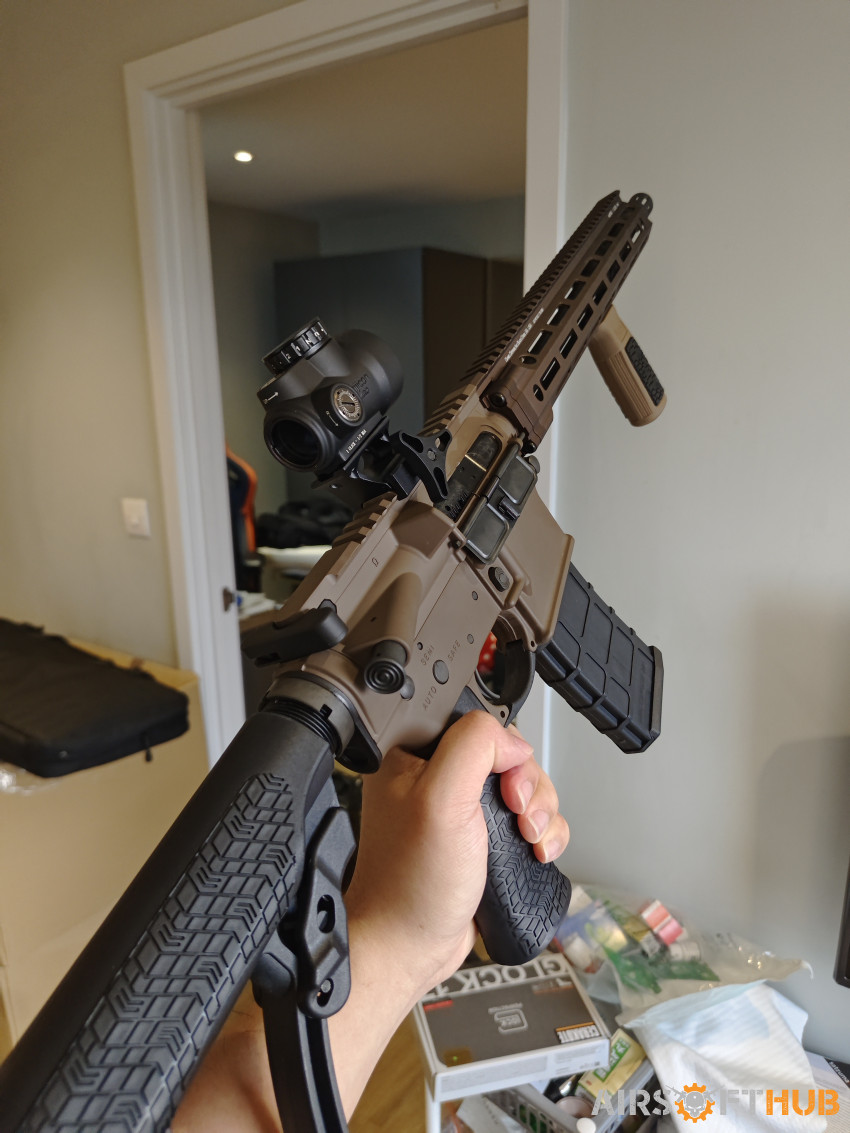 GHK Daniel defense ddm4 v7 tan - Used airsoft equipment