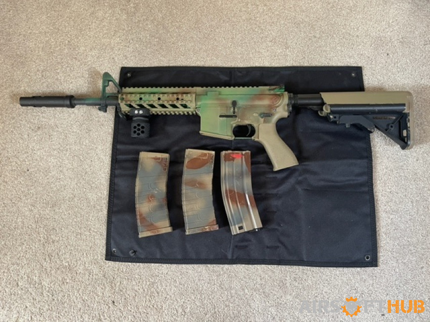 Upgraded G&G CM16 - Used airsoft equipment