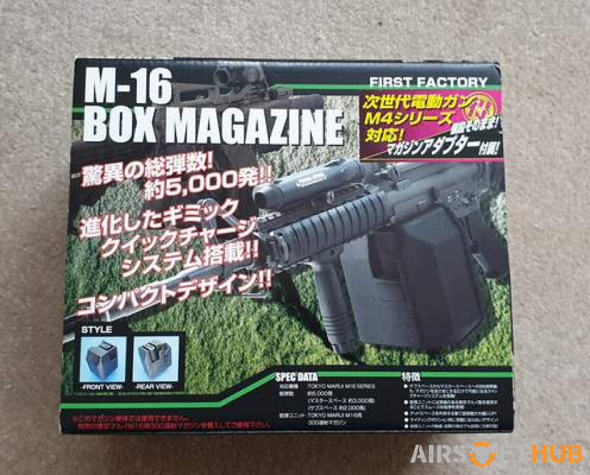 M-16 BOX MAGAZINE for TM - Used airsoft equipment