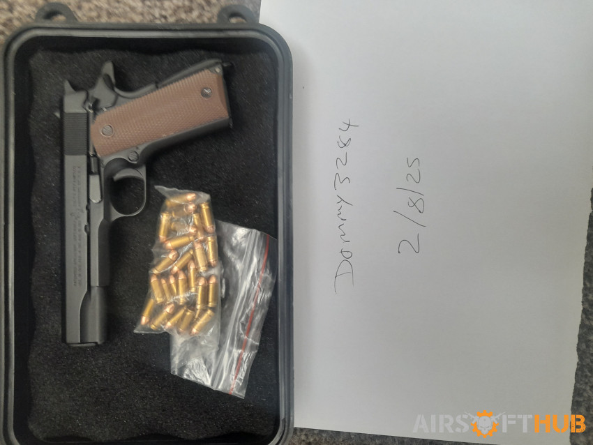 Mini Gun M1911 1:2.05 Scale 19 - Used airsoft equipment