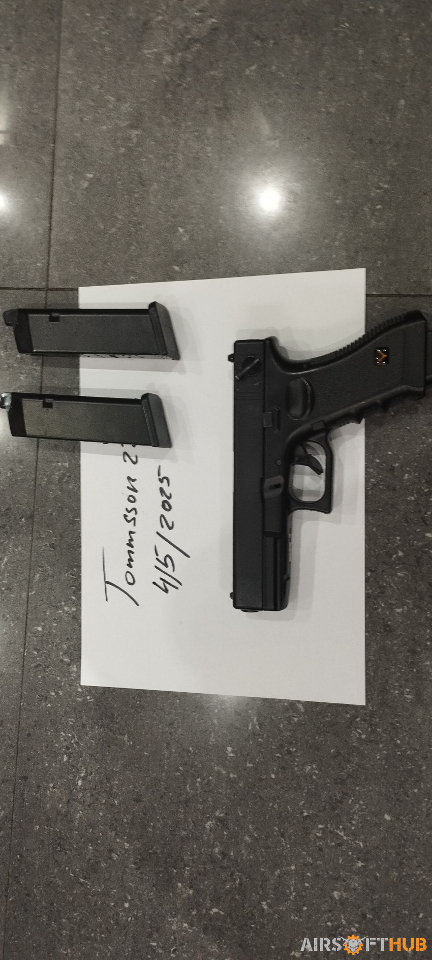 HT Glock 18C with a metal slid - Used airsoft equipment
