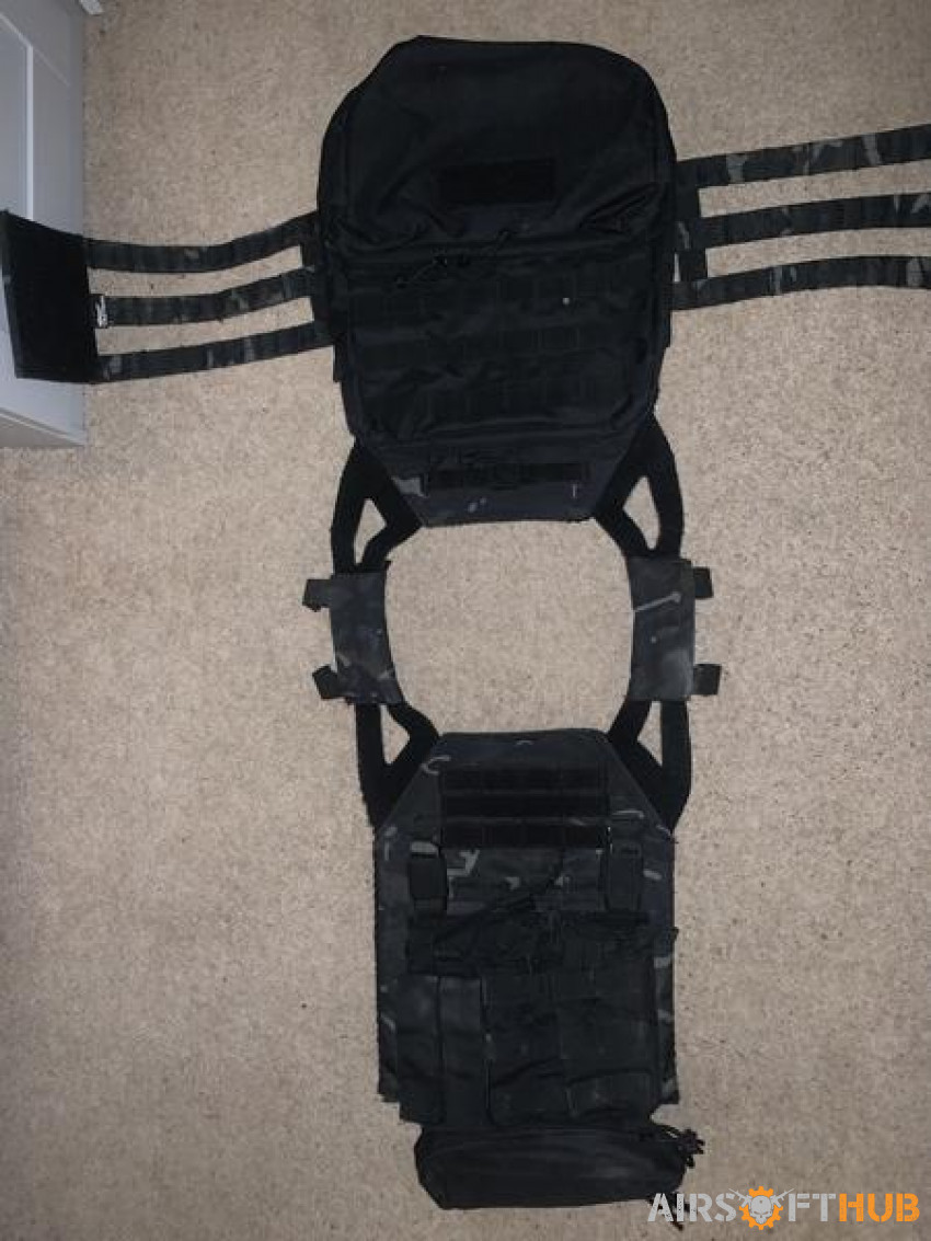 Black btp plate carrier - Used airsoft equipment