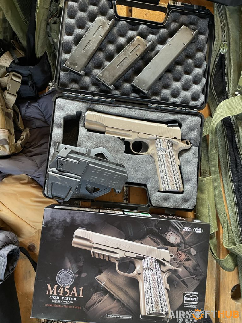Tokyo Marui M45A1 GBB pistol p - Used airsoft equipment
