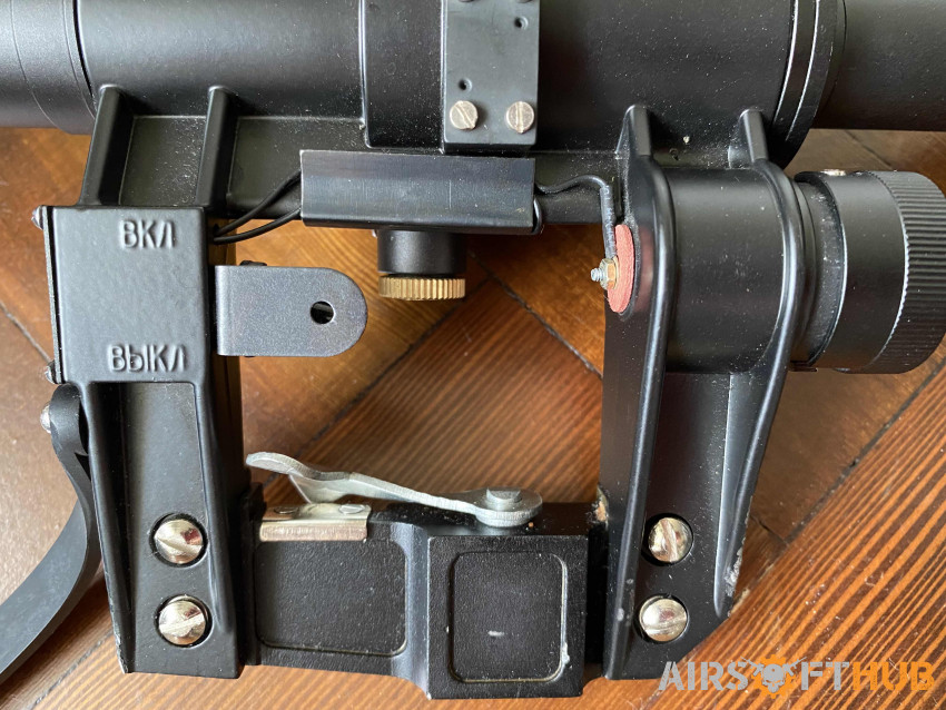 Belarusian PSO-1 scope - Used airsoft equipment