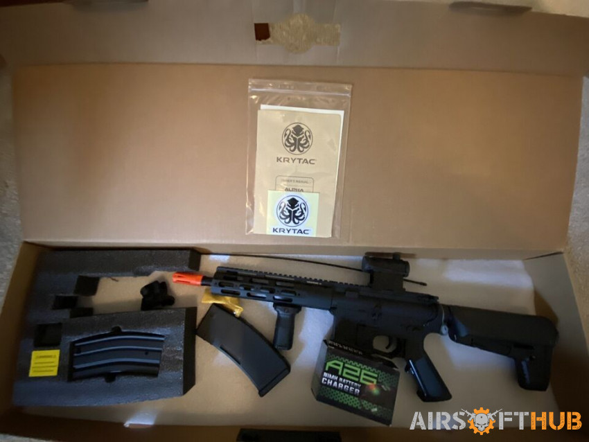 AEG Krytac Alpha CRB Airsoft - Used airsoft equipment