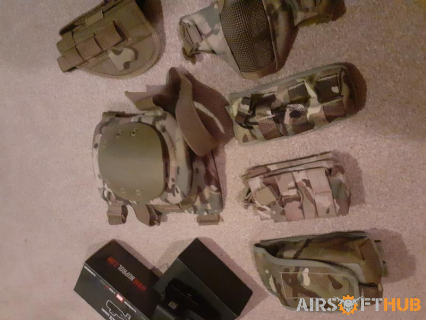 Mtp plate carrier, few other f - Used airsoft equipment