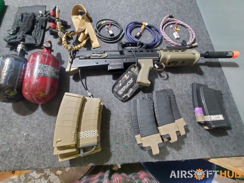 L85A2 Airsoft Hpa Players Kit - Used airsoft equipment