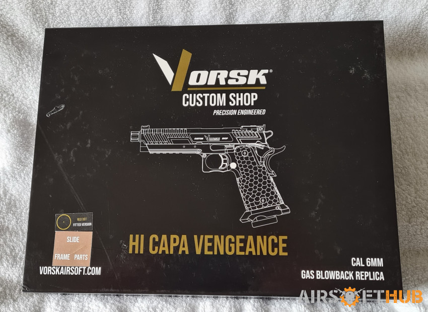 Vorsk HI Capa Vengence + extra - Used airsoft equipment