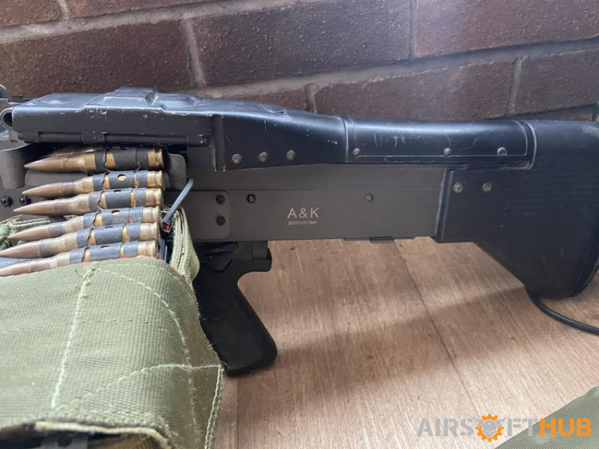A&K M60E4 Custom - Used airsoft equipment