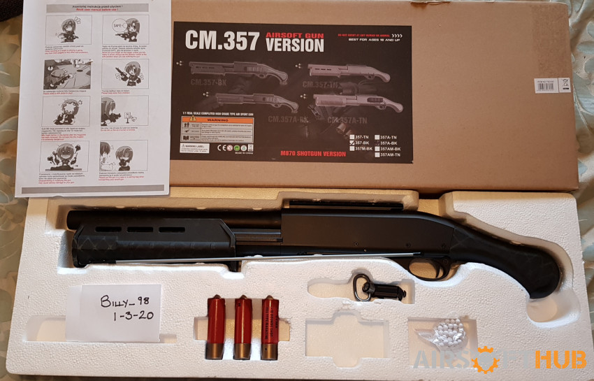 Cyma cm.357 tri shot  shotgun - Used airsoft equipment