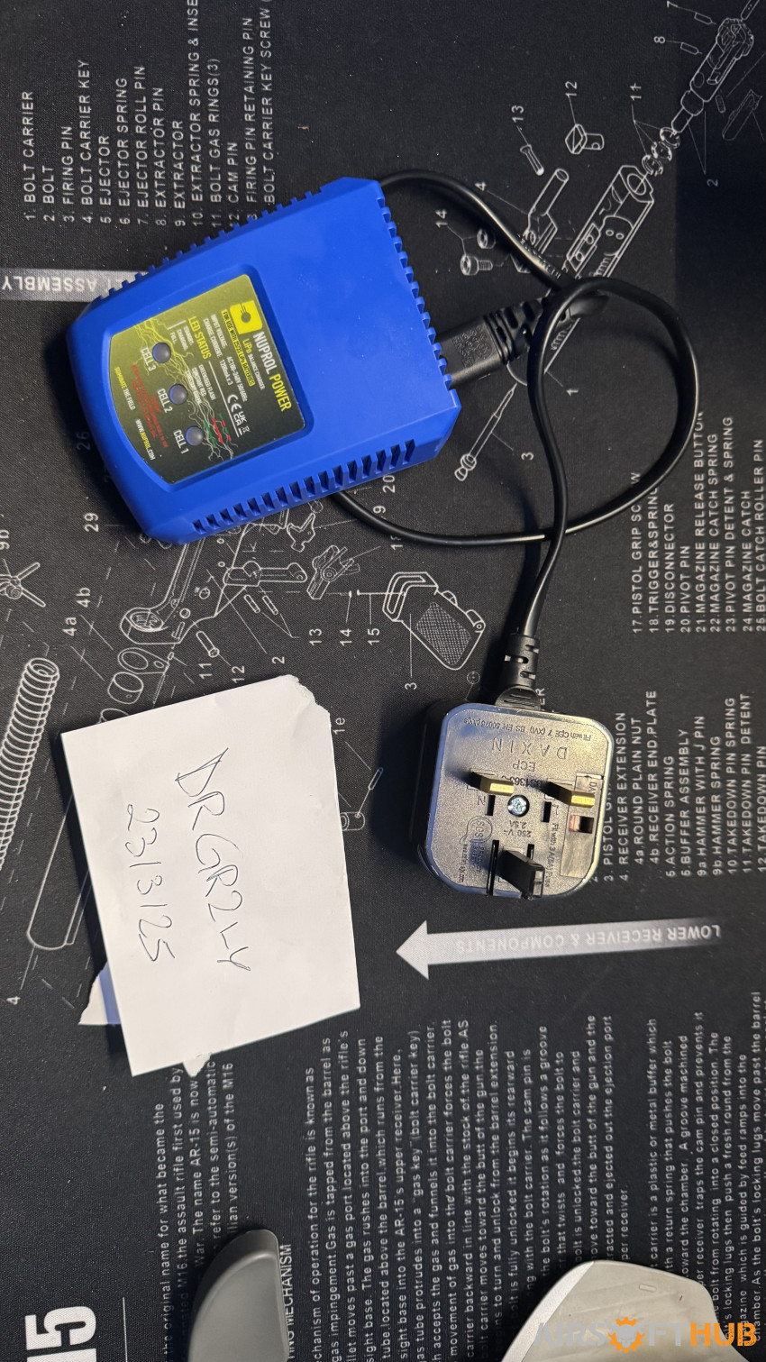 NUPROL BATTERY CHARGER - Used airsoft equipment