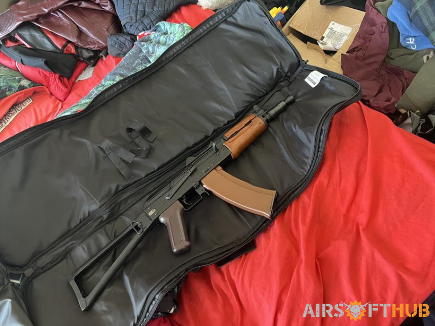 AK74u and DW Revolver - Used airsoft equipment