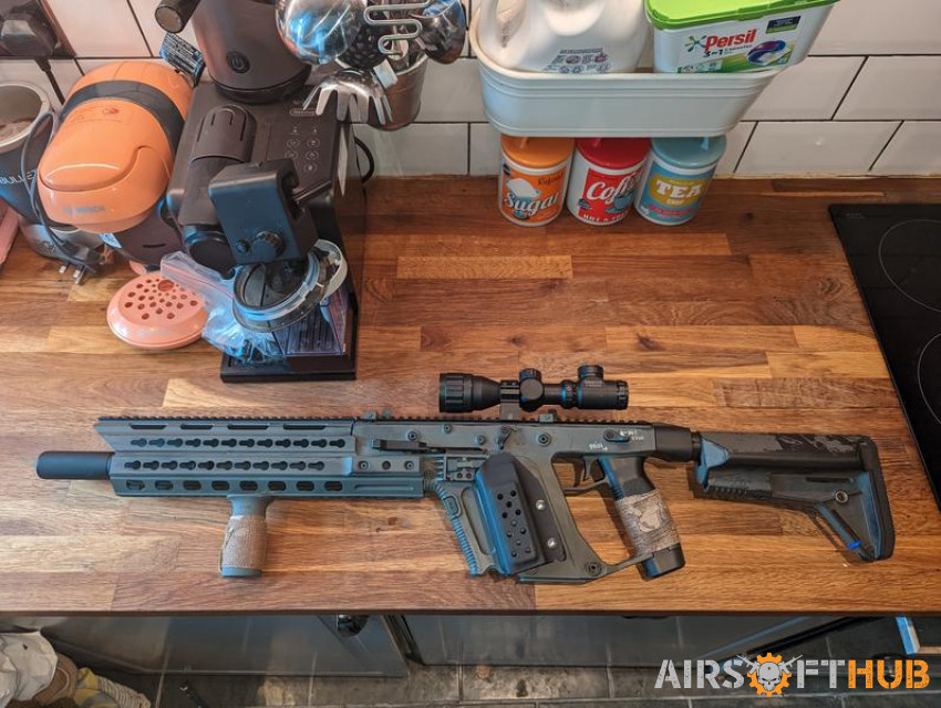 SR25 DMR and KRISS VECTOR JOBL - Used airsoft equipment