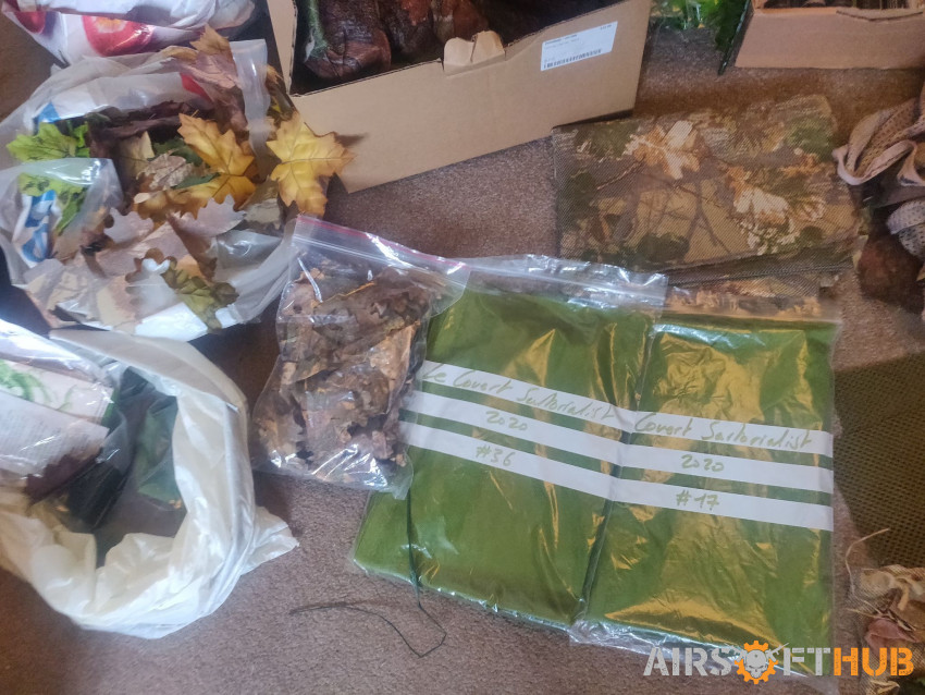 crafting materials for ghillie - Used airsoft equipment