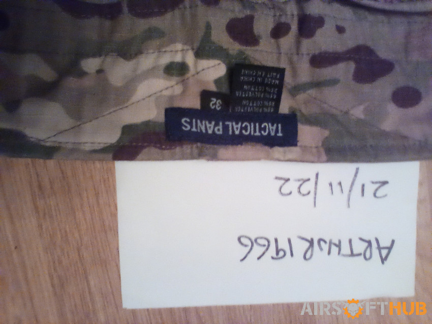 Men s Tactical BDU Trousers - Used airsoft equipment
