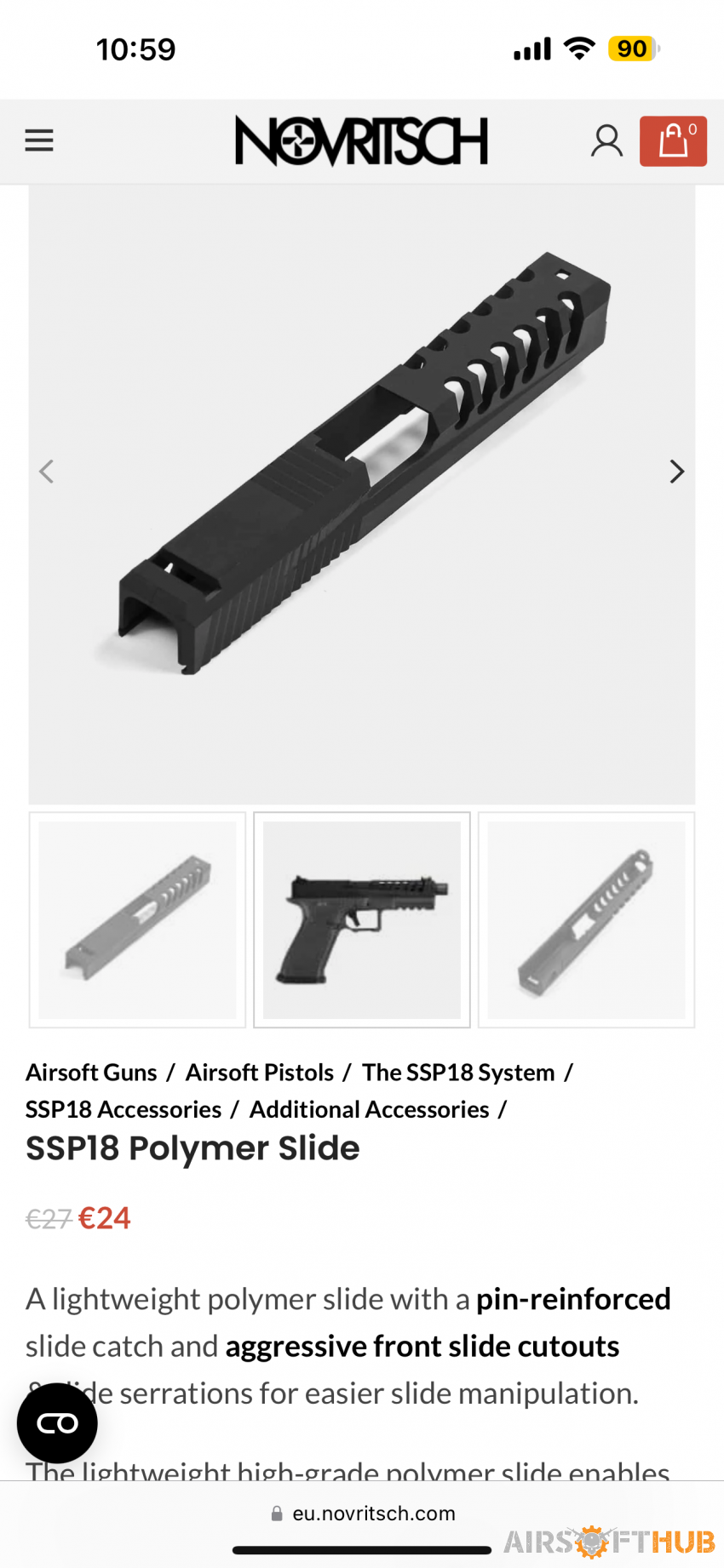 Novritsch SSP18 - Used airsoft equipment