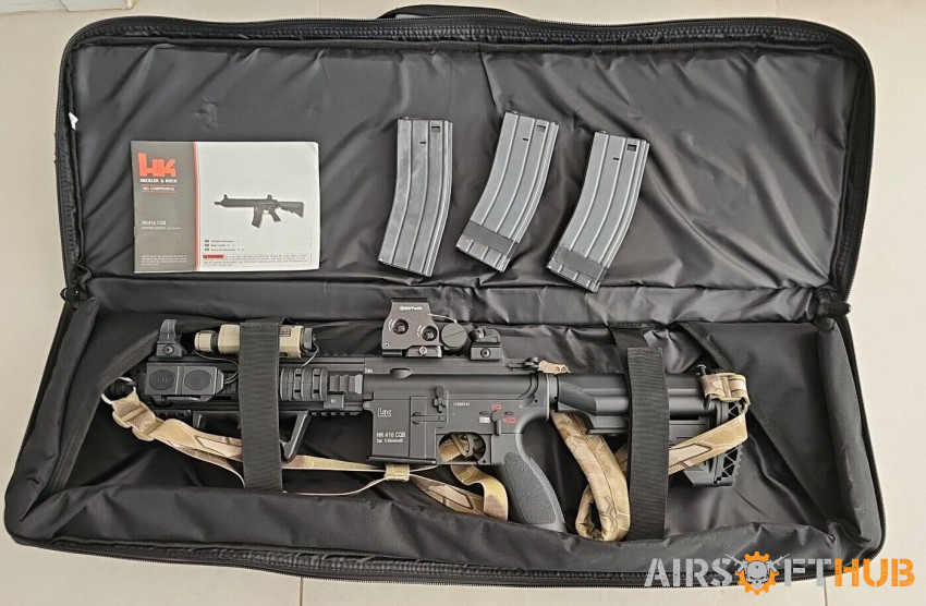 HK 416 CQB Airsoft Rifle - Used airsoft equipment