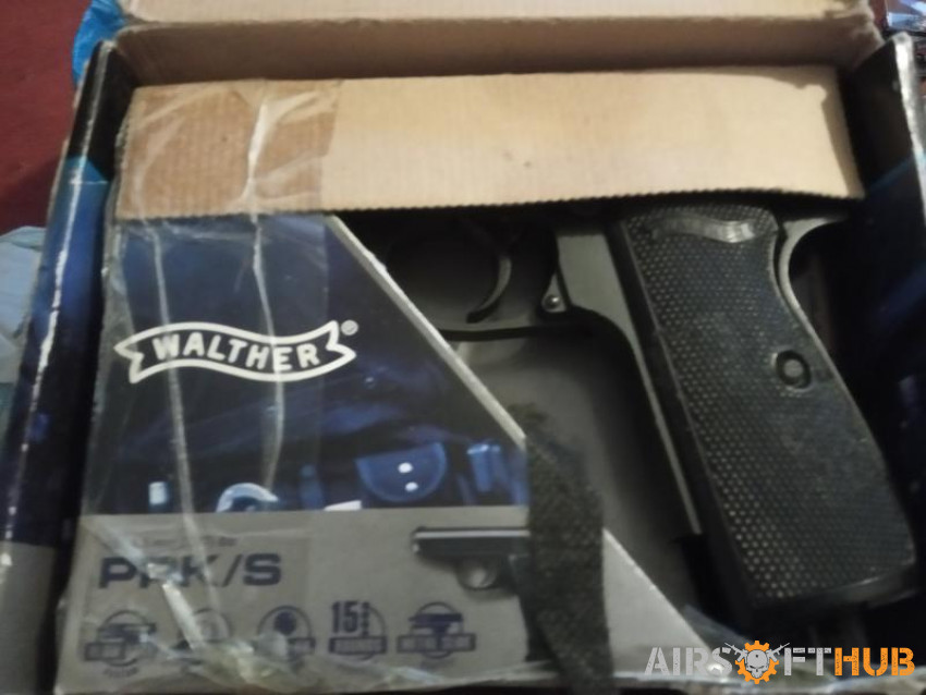 WALTHER PPK/S CAL 4.5mm (.177) - Used airsoft equipment
