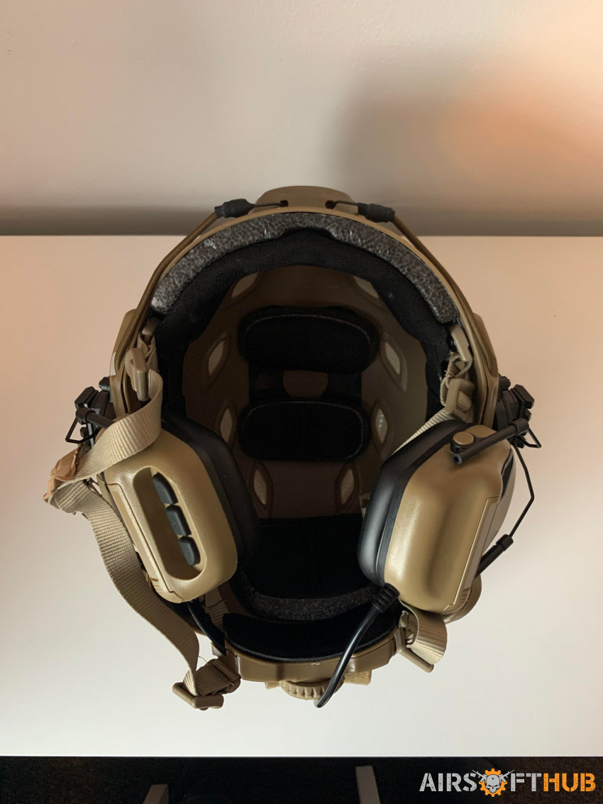 Airsoft fast helmet setup - Used airsoft equipment