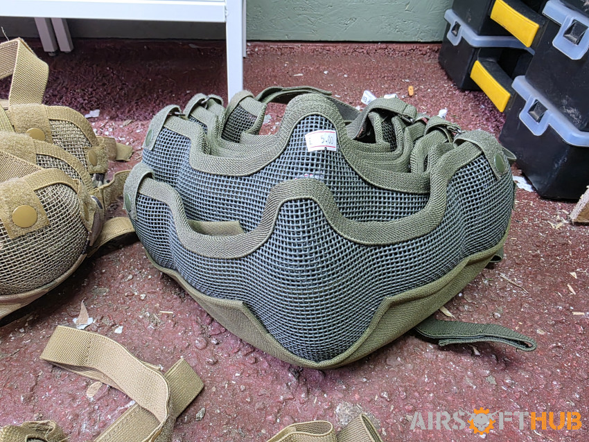Nuprol Mesh Face Masks - Used airsoft equipment