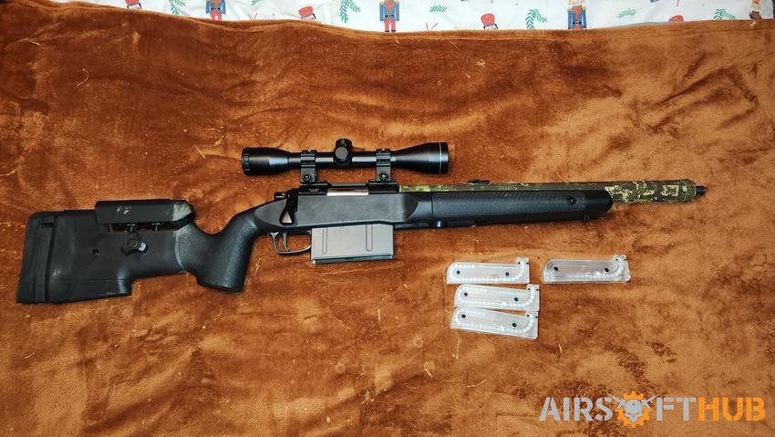 Upgraded Ssg10 sniper rifle - Used airsoft equipment