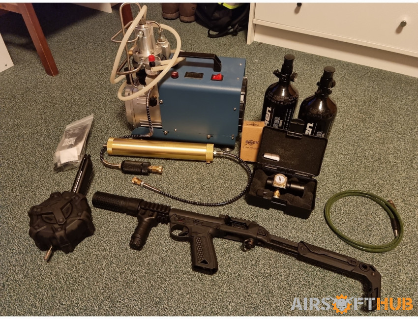 Full HPA AAP01 Carbine Setup - Used airsoft equipment