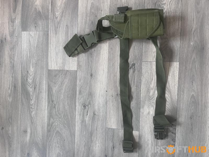 Green Leg Holster - Used airsoft equipment