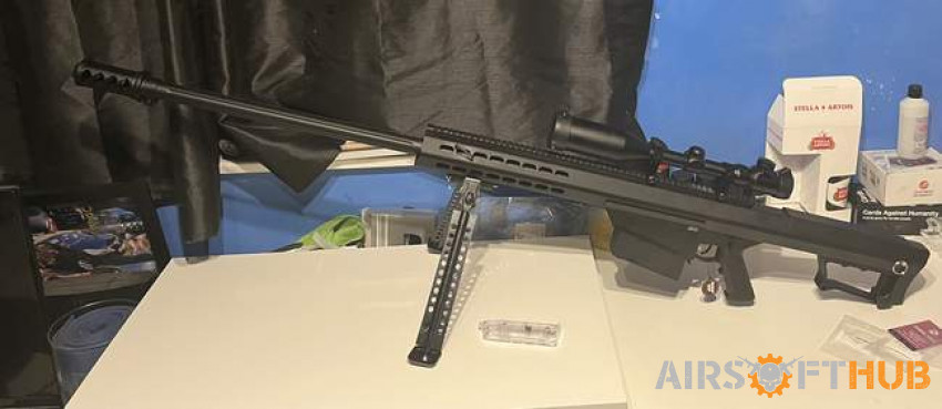 Licensed Barret M82 Sniper - Used airsoft equipment