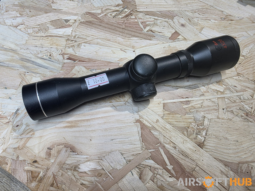 SMK 4X28 Rifle Scope - Used airsoft equipment