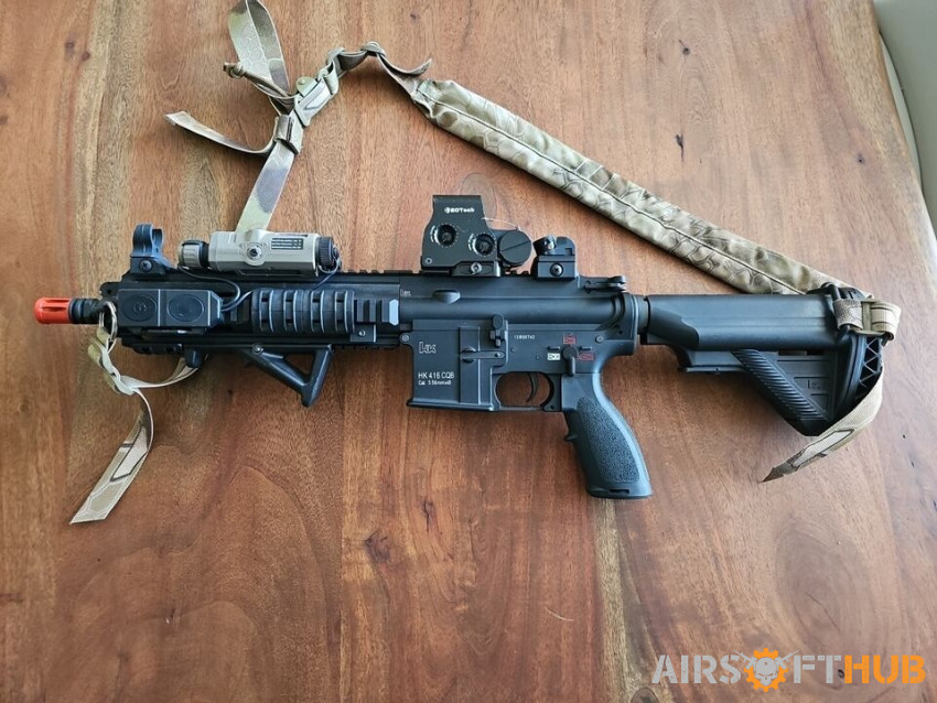 HK 416 CQB Airsoft Rifle - Used airsoft equipment