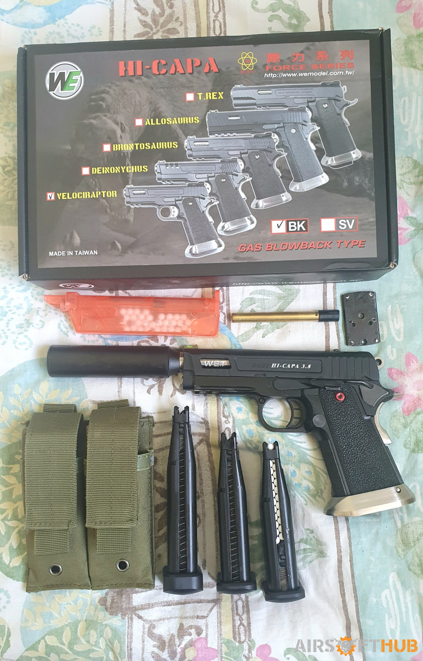 WE 3.8 baby capa Velociraptor - Used airsoft equipment