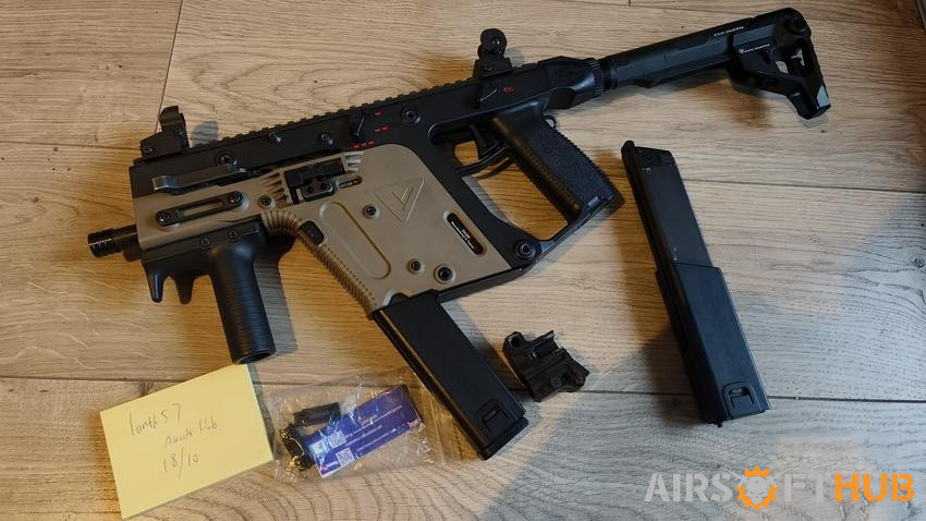 KWA Vector GBB heavily modded - Used airsoft equipment