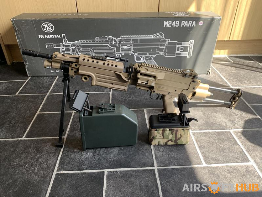 Cybergun M249 Para Full Metal - Used airsoft equipment