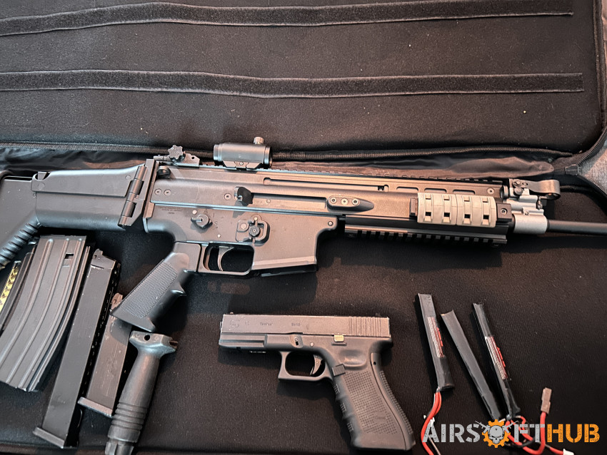 Tm recoil shock scar L +We g17 - Used airsoft equipment