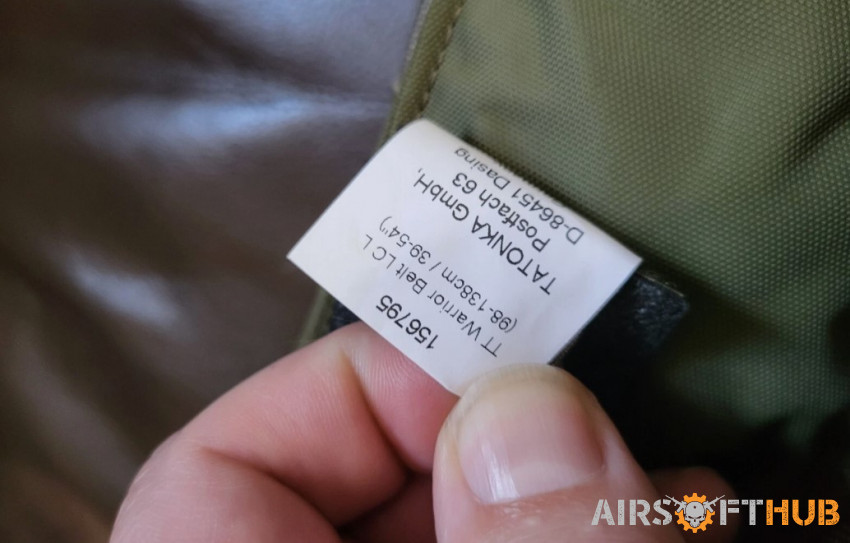 Tasmanian Tiger WARRIOR belt - Used airsoft equipment