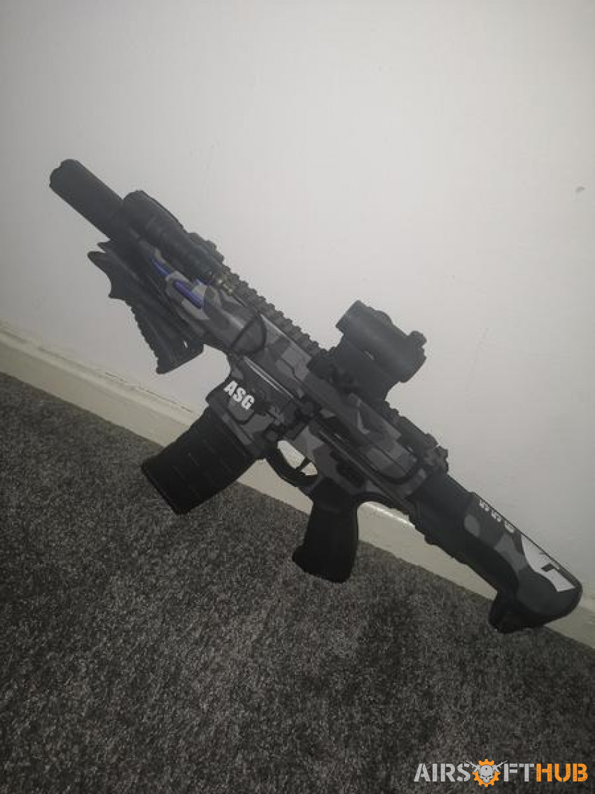 Arp556 upgraded + extras - Used airsoft equipment