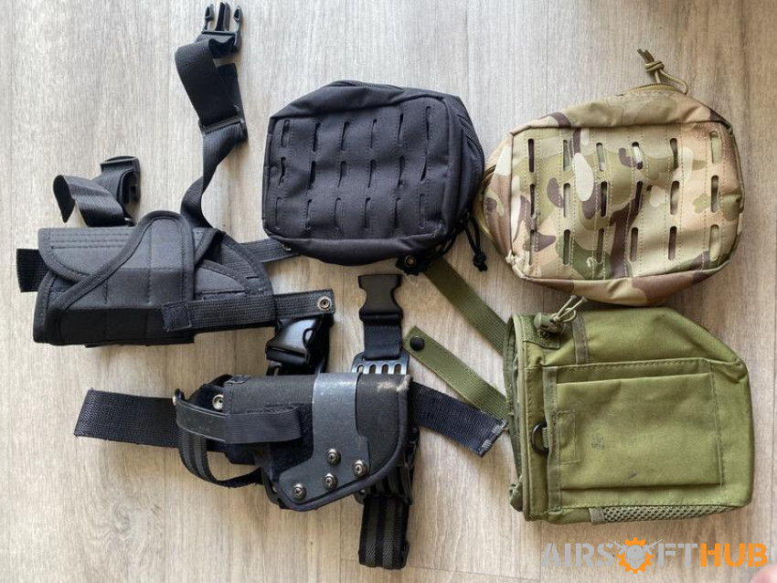Various Parts and equipment - Used airsoft equipment