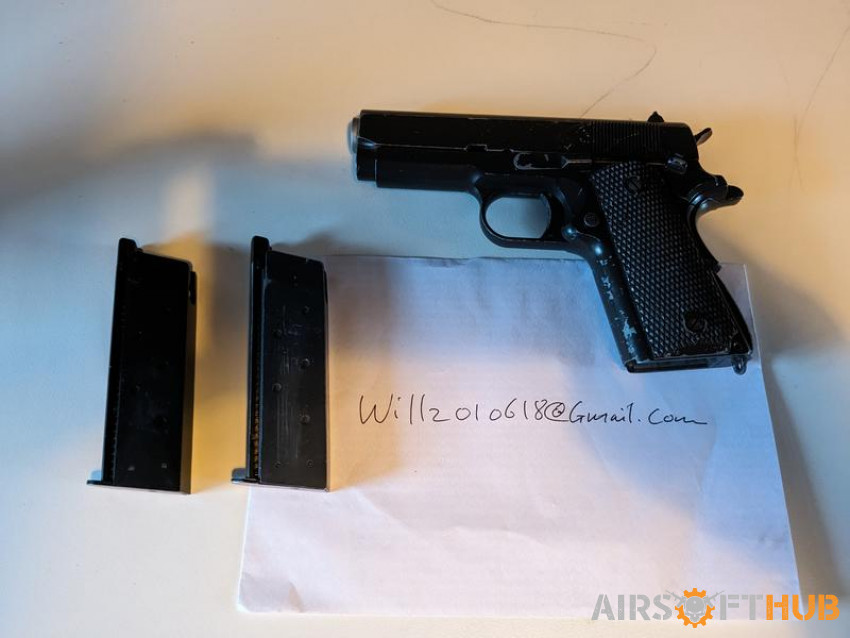 Full Metal Gas M1911 Pistol - Used airsoft equipment