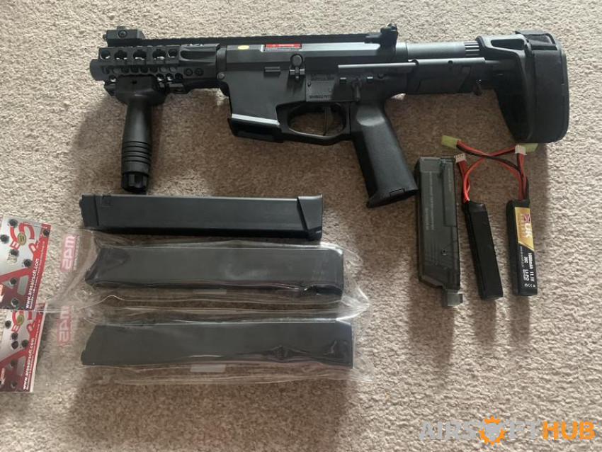 Ares m45x-s with efcs gearbox - Used airsoft equipment