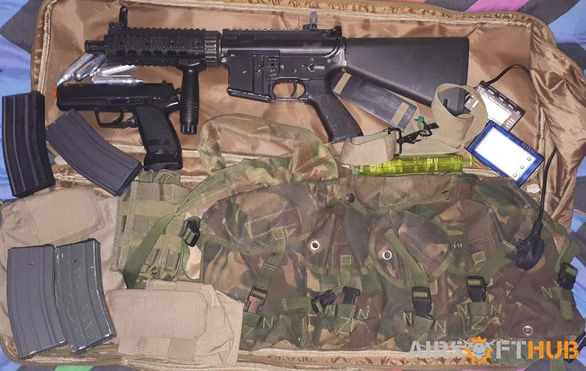 CA M4, Pistol + extras - Used airsoft equipment