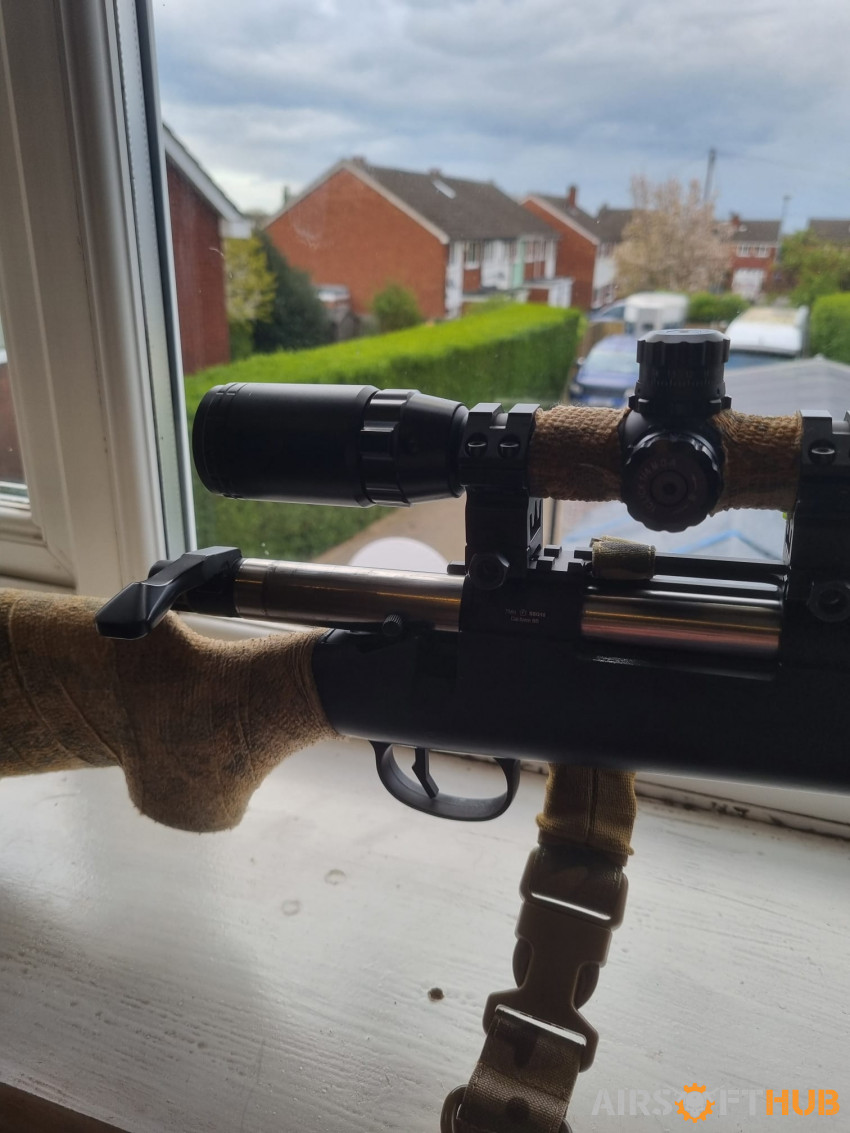 Novritch sniper and pistol bun - Used airsoft equipment
