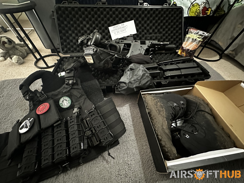 GBB Kriss Vector bundle - Used airsoft equipment