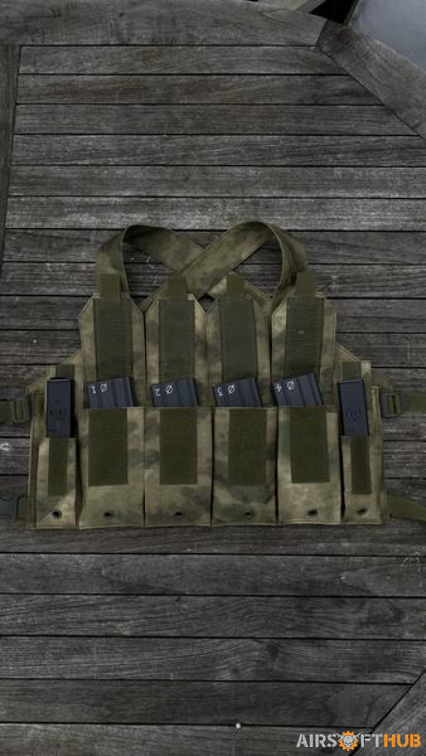 Forest green chest rig - Used airsoft equipment