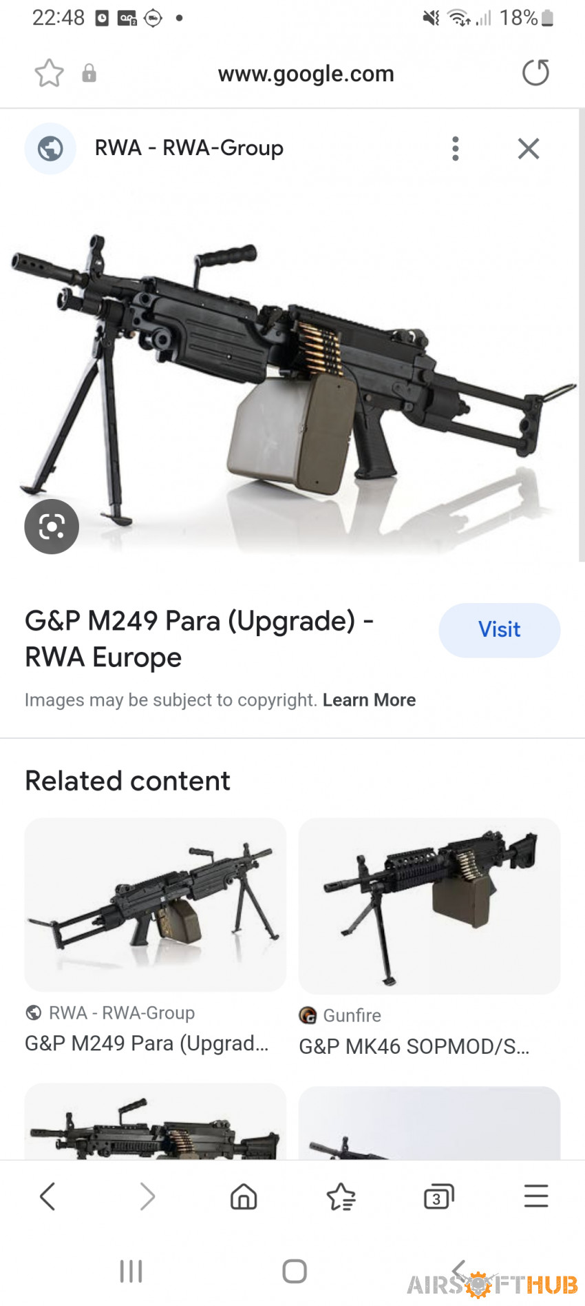 Looking for m249 - Used airsoft equipment