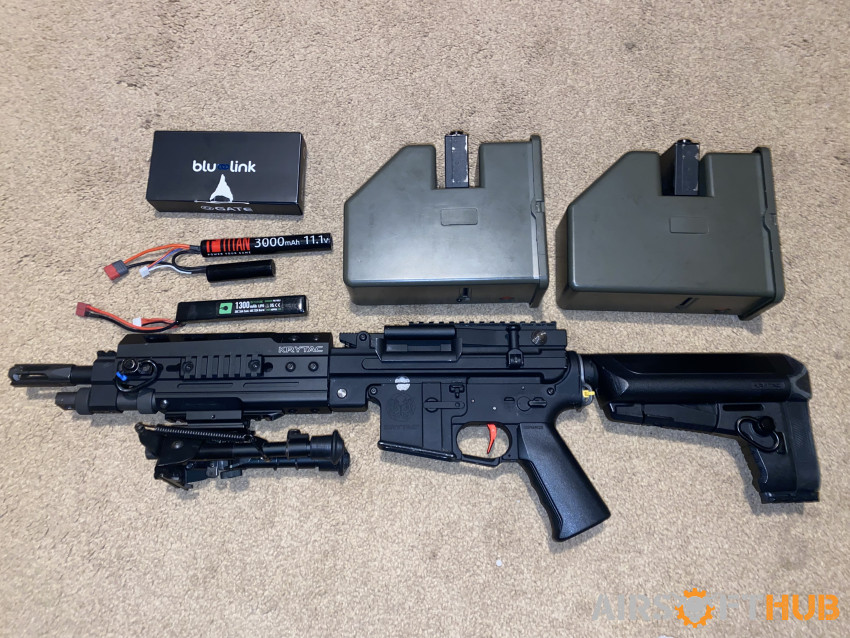 Upgraded Krytac trident LMG - Used airsoft equipment