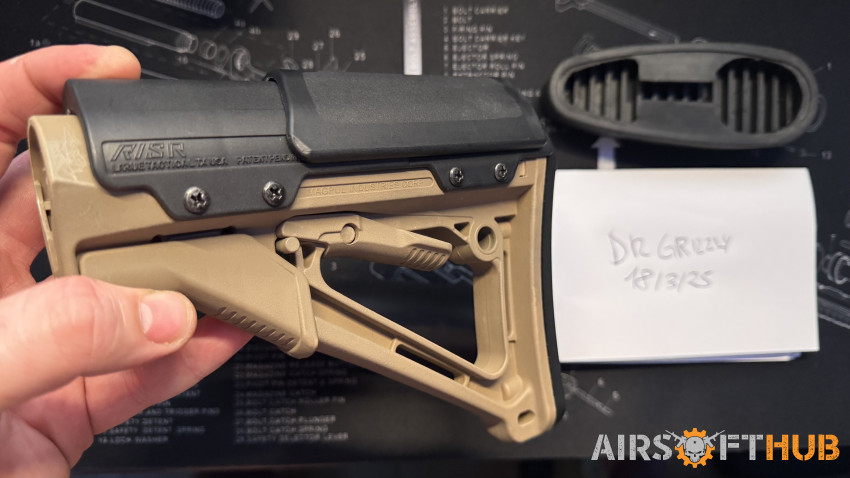 MAGPUL CTR STOCK + RISERS - Used airsoft equipment
