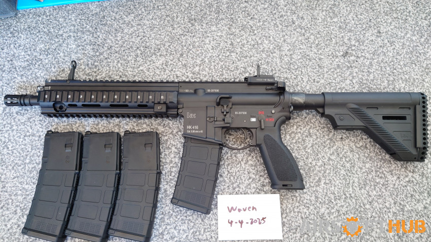 (RESERVED) HK416A5 GBBR - Used airsoft equipment