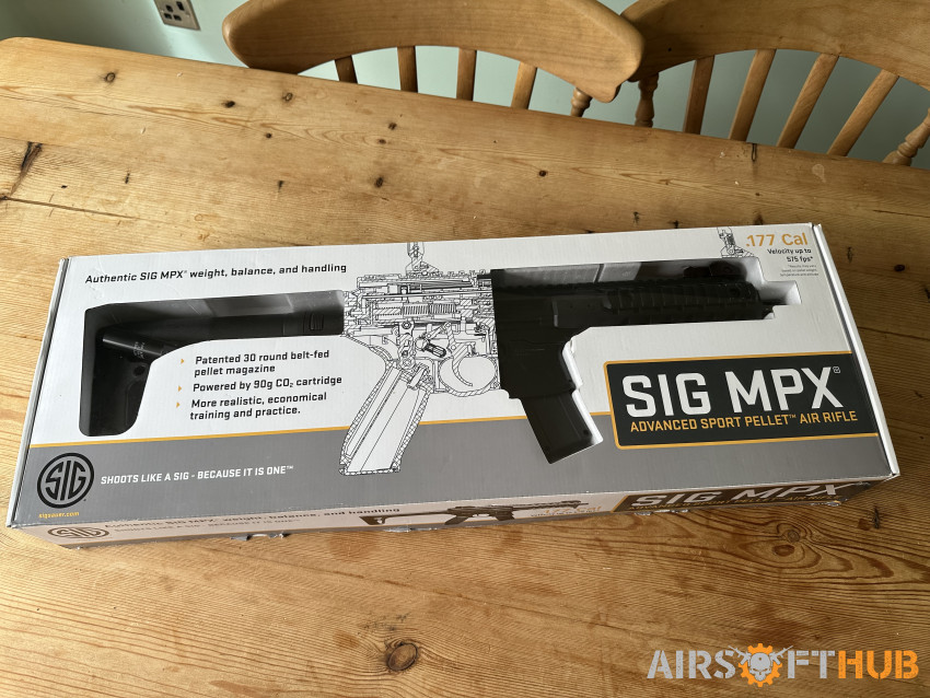 Sig Sauer MPX Black CO2 .177 - Used airsoft equipment