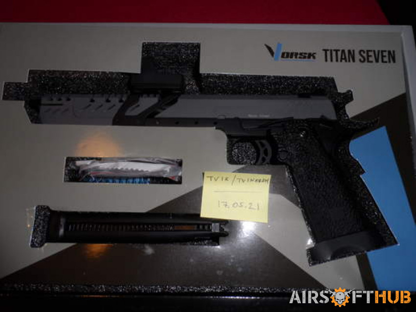 Vorsk Titan 7 GBB (Grey) BNIB - Used airsoft equipment